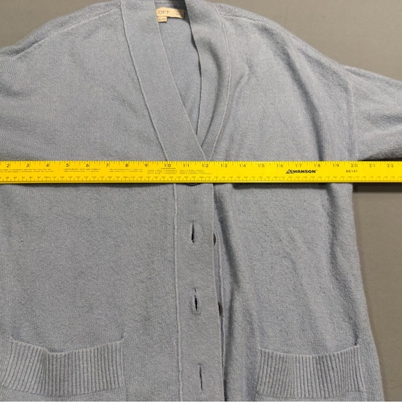 LOFT Soft Blue Women's Cardigan Sweater - Picture 5 of 6